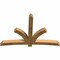 Ekena Millwork Davenport Rough Sawn Timber Gable Bracket, Western Red Cedar, 96"W x 64"H x 6"D x 6"F, 16/12 Pitch GBW096X64X0606DAV00RWR - alternate 4